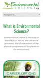 Mobile Screenshot of environmentalscience.org