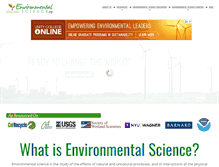 Tablet Screenshot of environmentalscience.org